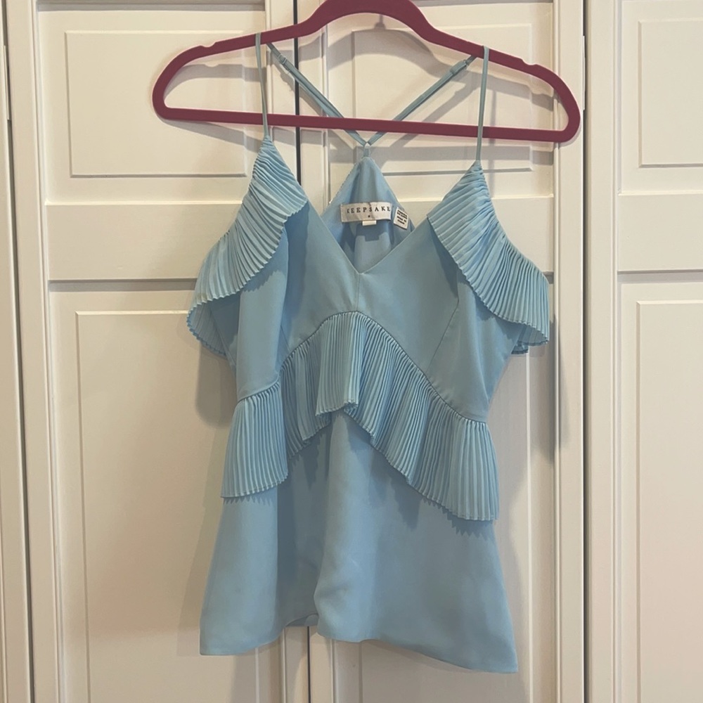 Baby Blue Keepsake Tank Top